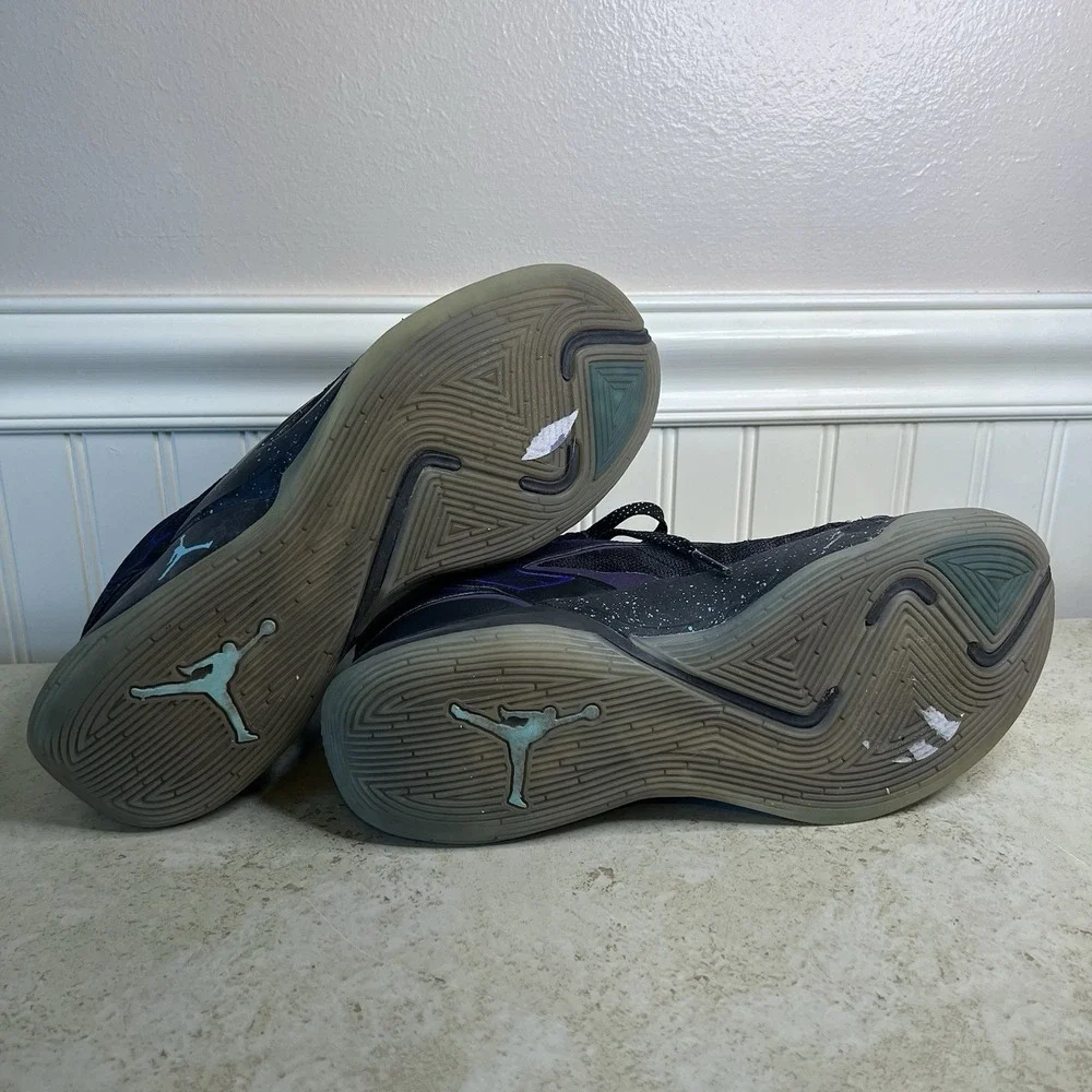 Jordan Luka 2 Cave Purple Sneaker Men Size 9 DX8733-001 Black Pitch Violet Kicks